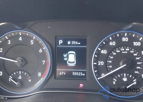 2021 Hyundai Kona Se z USA, uszkodzony, nr VIN KM8K12AA0MU657741